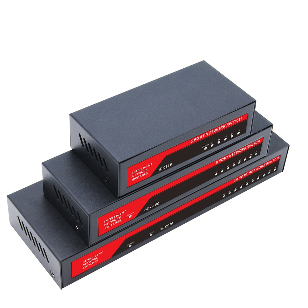 Gigabit Network Switch 1000Mbps  5/8/10 Port RJ45 LAN