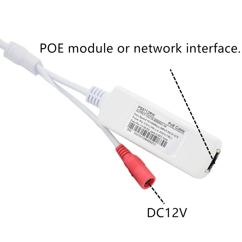 Home Security 4K HD Covert POE Wifi Mini Ip Camera Audio SD Card Slot P2p Onvif