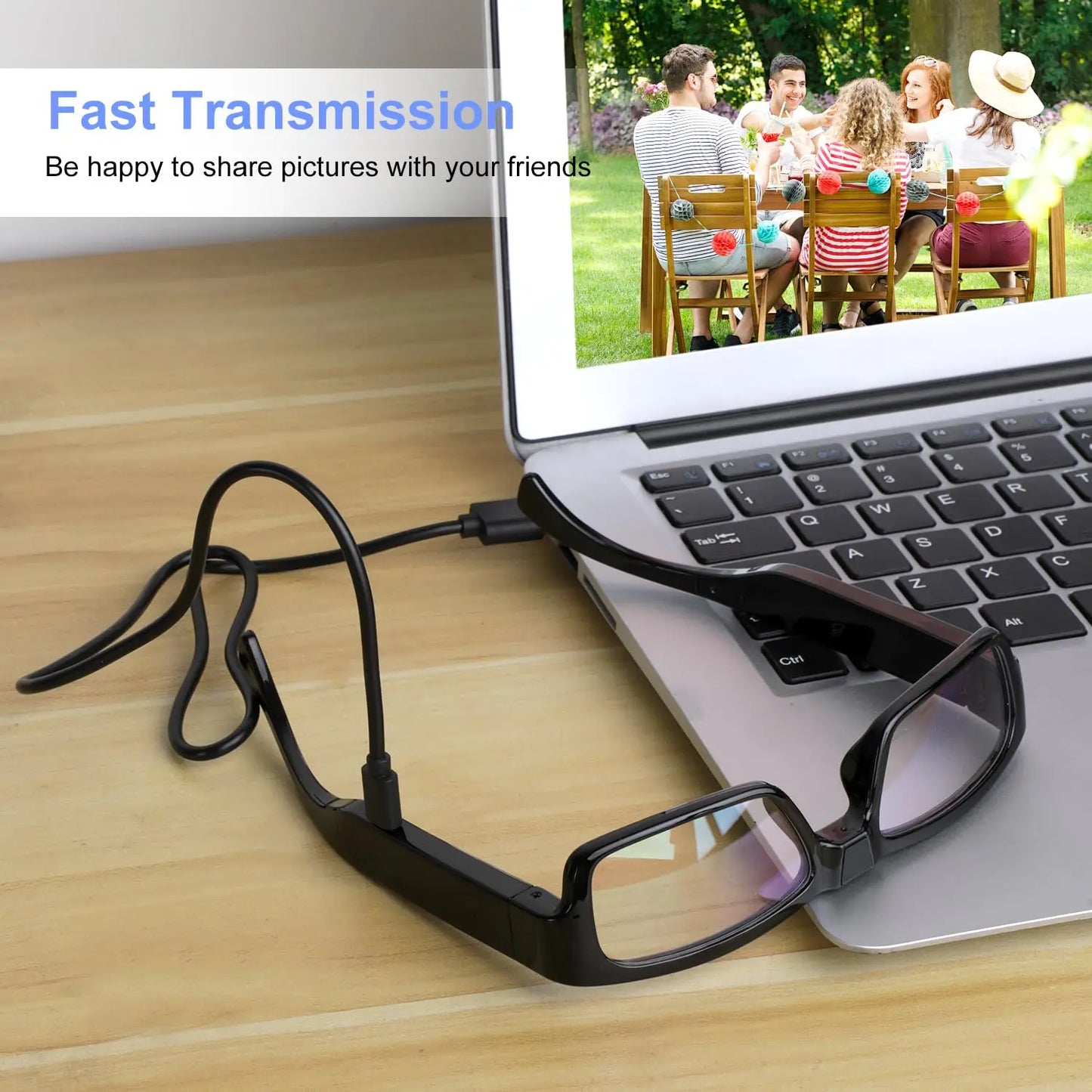 1080P HD Wearable Glasses – Perfect for Outdoor Adventures!
