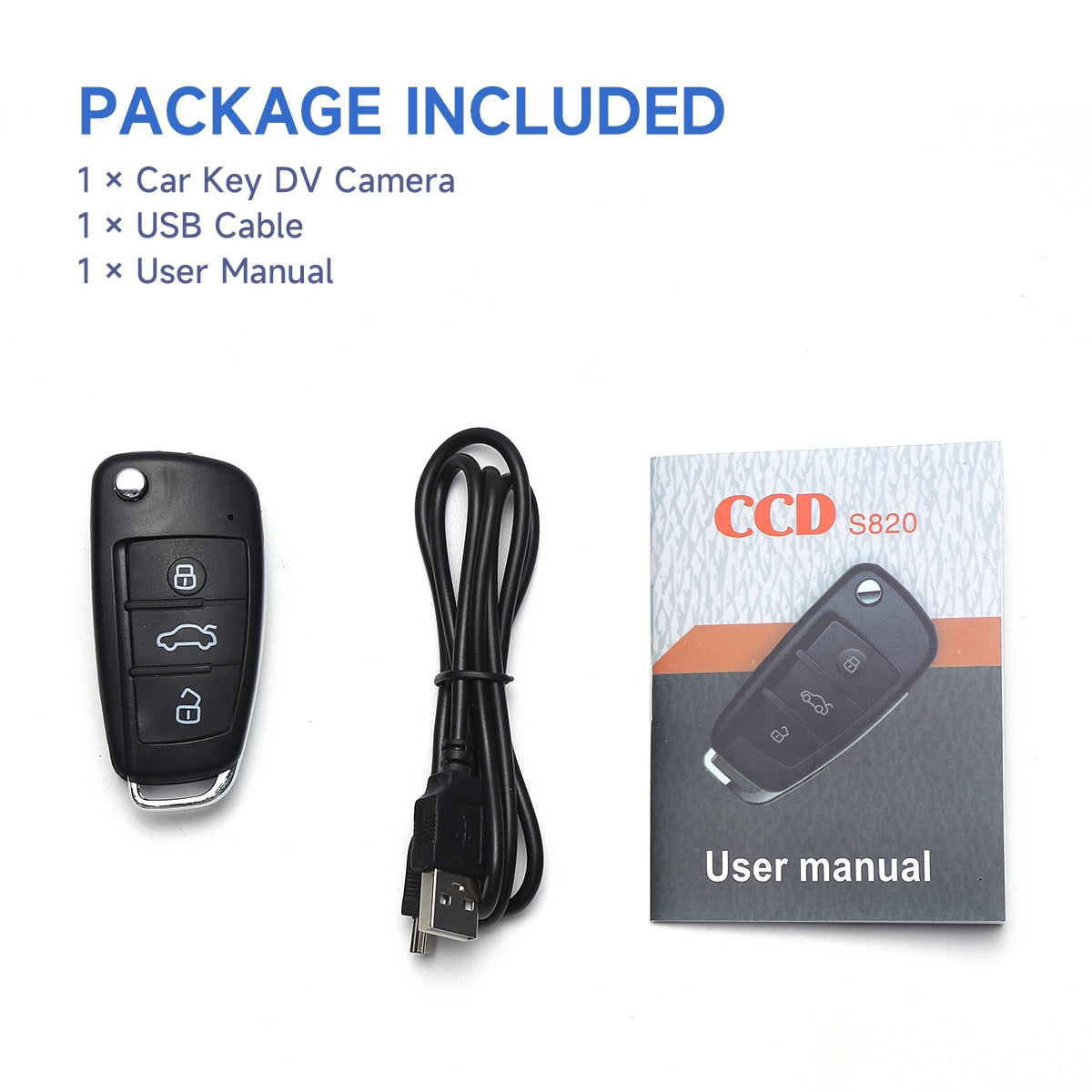 Portable Car Spy Mini Camera, Audio Recorder