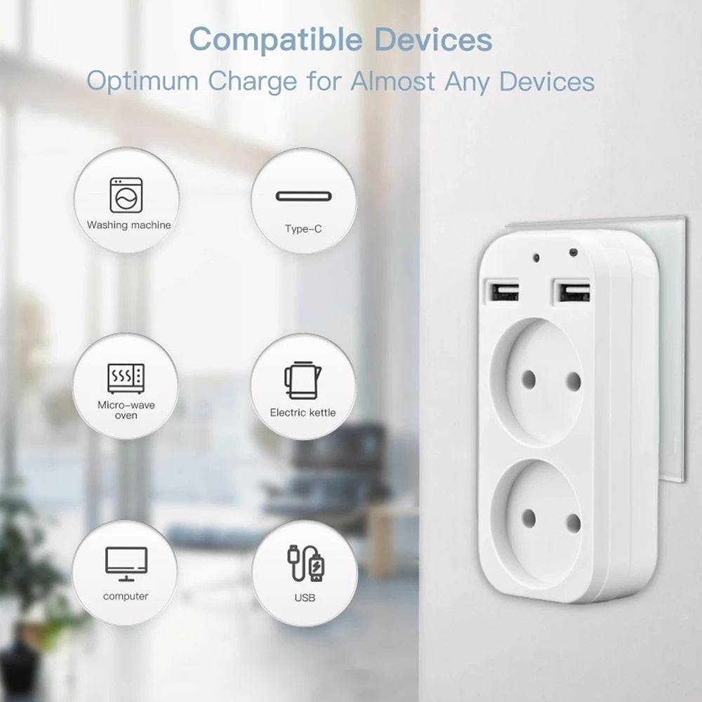 Spy Wifi Mini Socket Camera Camouflaged