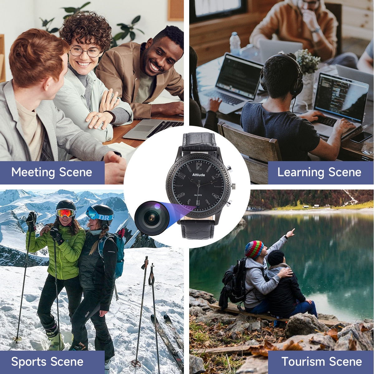 Bekijk spycamera Mini Invisible Night Vision