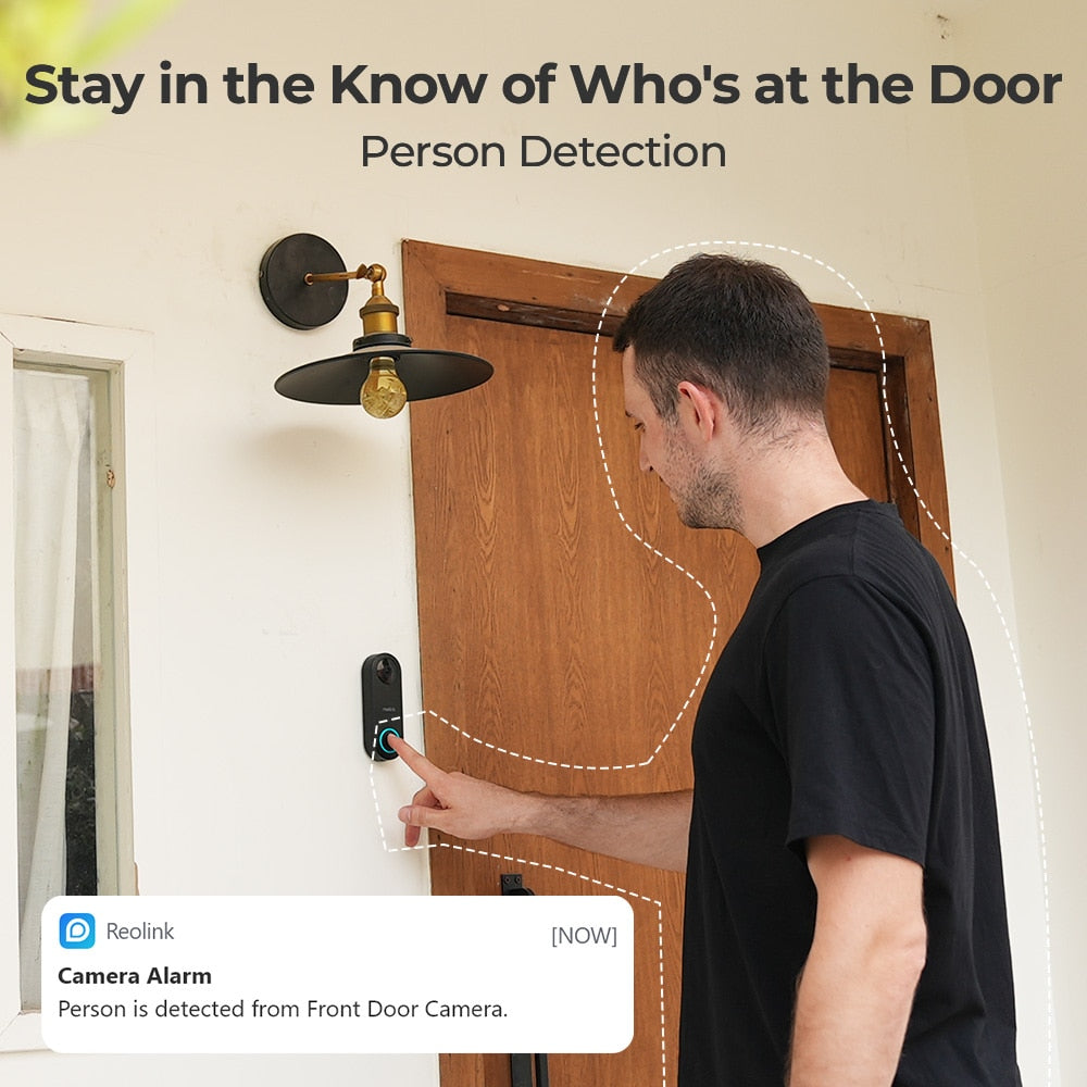 Reolink Video Doorbell Smart 2K+ Wired PoE