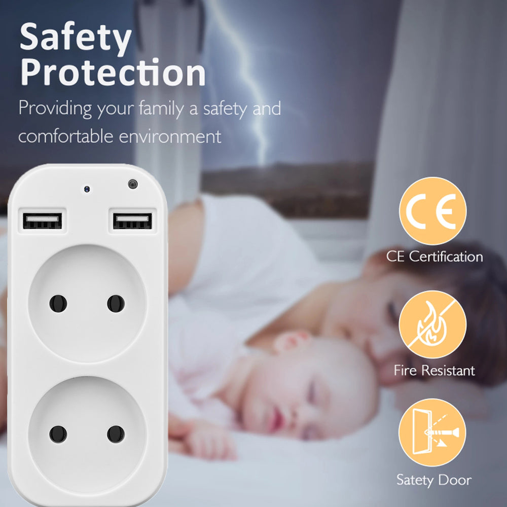 Spy Wifi Mini Socket Camera Camouflaged