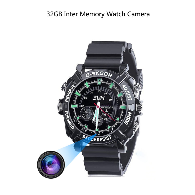Watch Camera HD 1080P , Night Vision, Audio Recording
