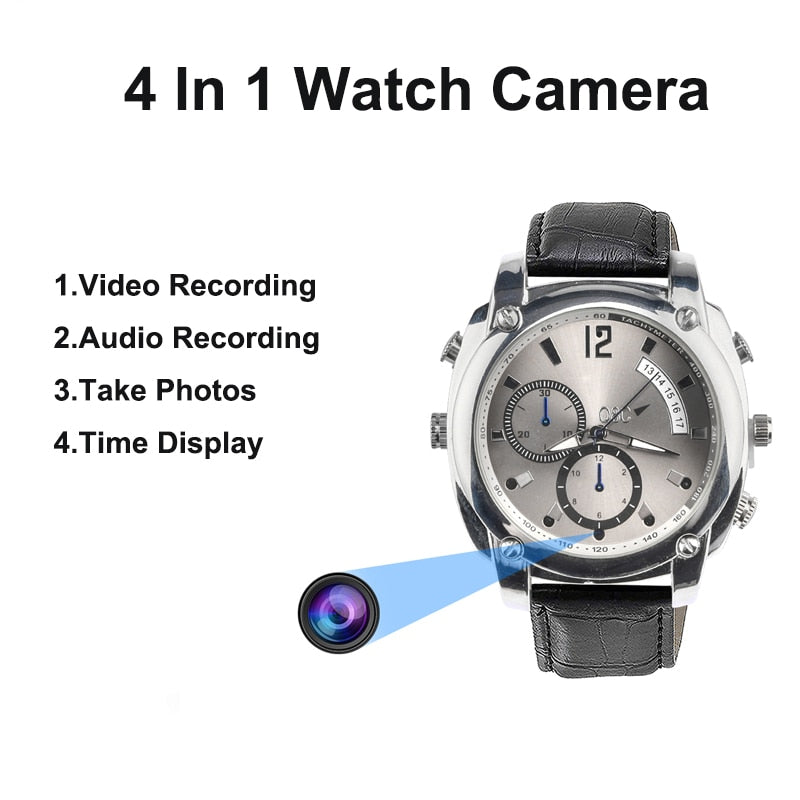 Watch Camera HD 1080P , Night Vision, Audio Recording