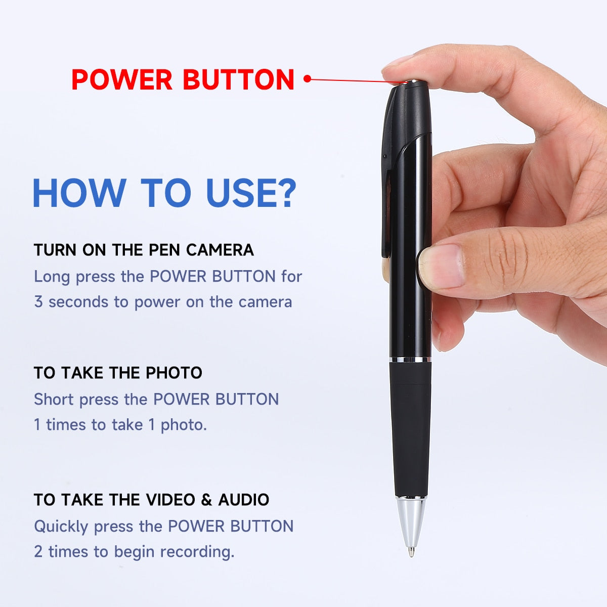 Mini SPY Camera Pen 1080P