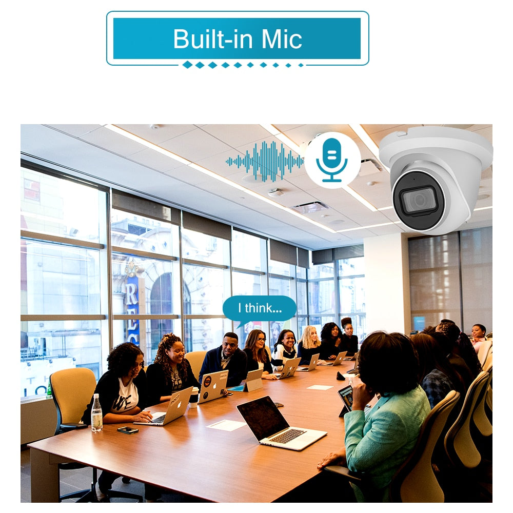 Dahua IP Camera Security set 4K 16CH POE NVR5216-16P-4KS2 8MP IPC-HDW2831TM-AS-S2