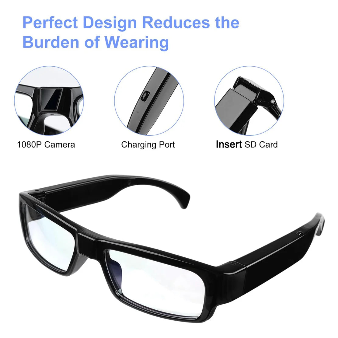 1080P HD Wearable Glasses – Perfect for Outdoor Adventures!