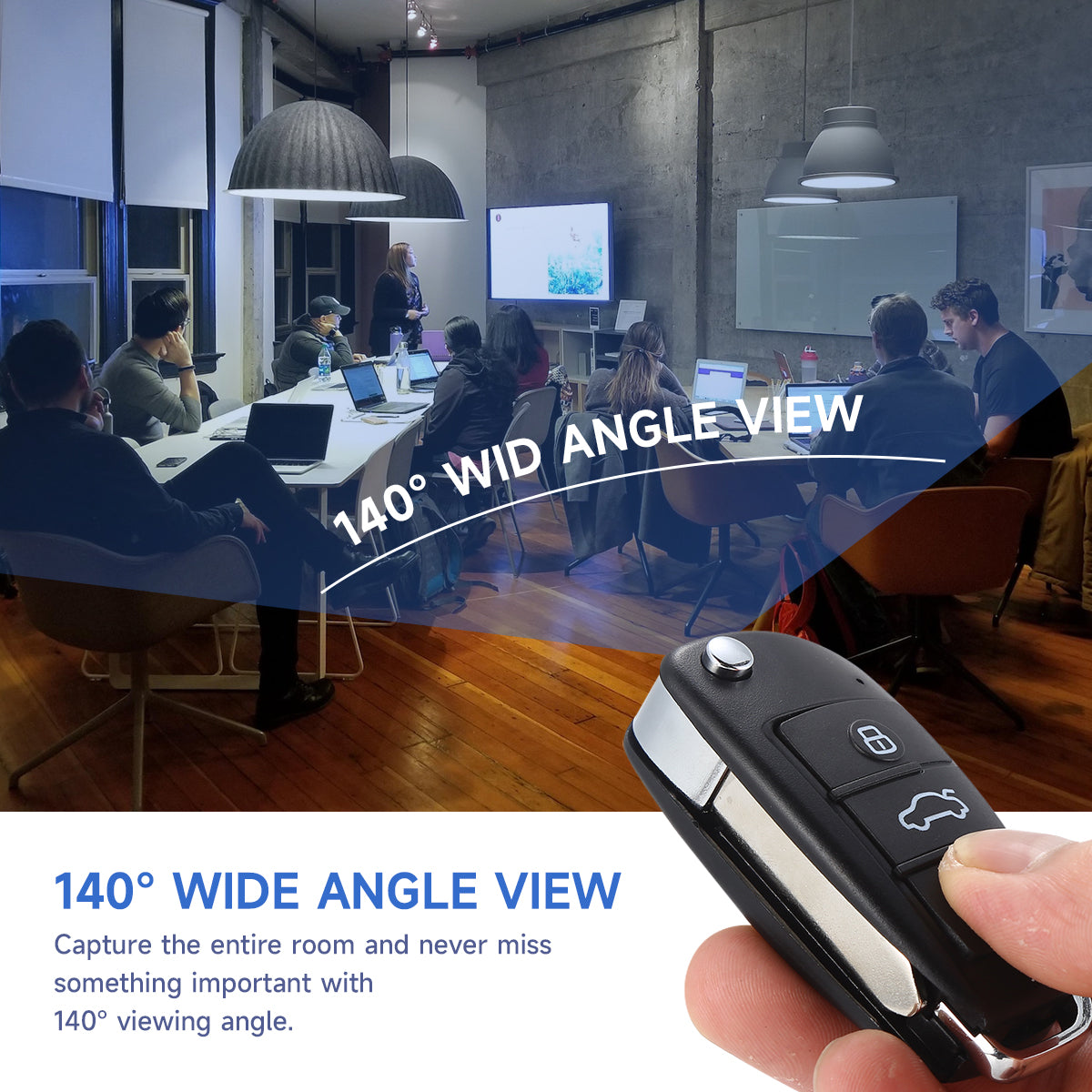 Portable Car Spy Mini Camera, Audio Recorder