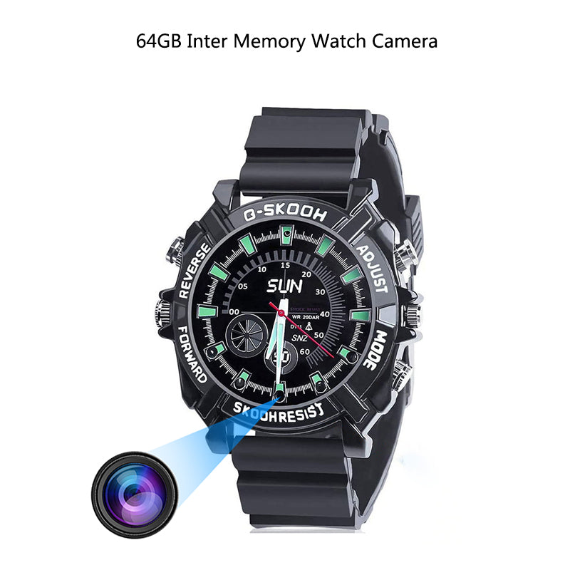Watch Camera HD 1080P , Night Vision, Audio Recording