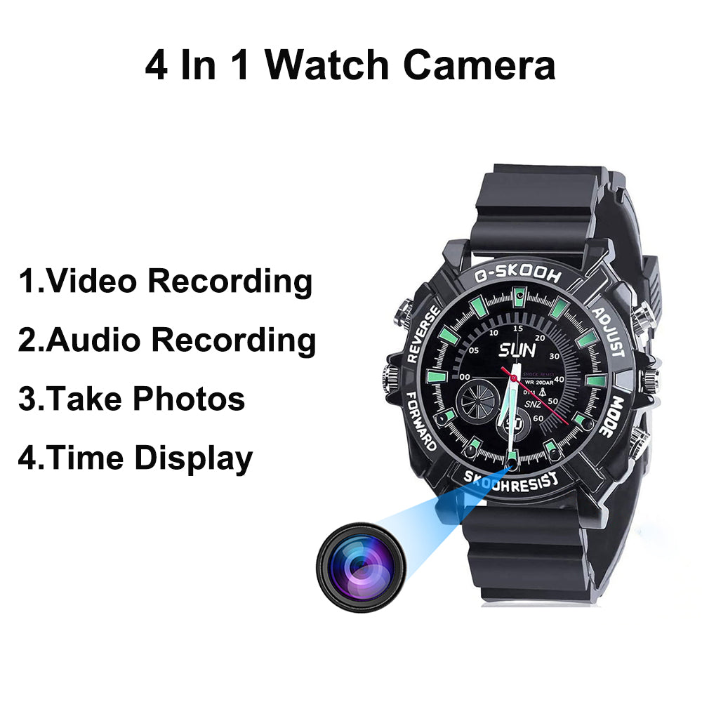 Watch Camera HD 1080P , Night Vision, Audio Recording