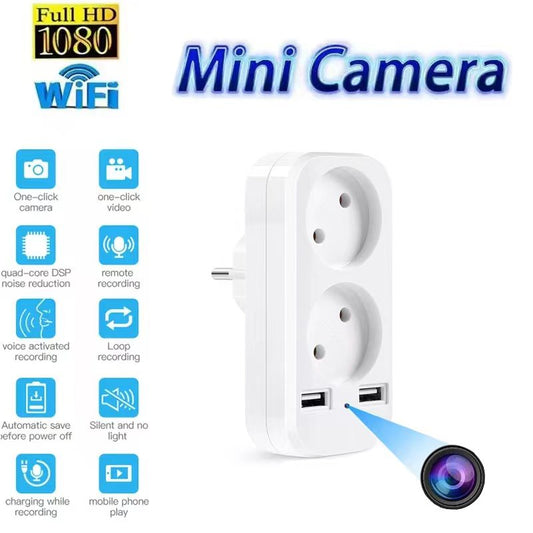 Spy Wifi Mini Socket Camera Camouflaged