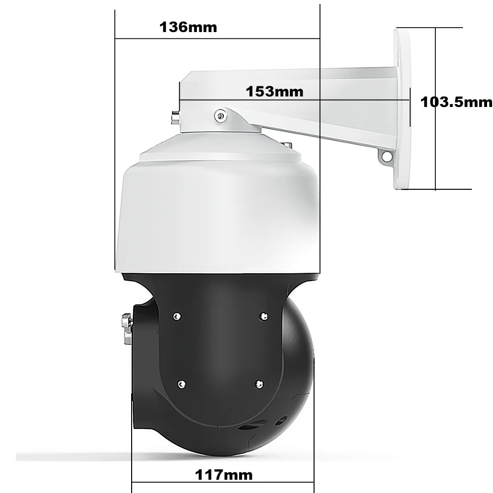 4K POE High Speed Dome PTZ Wiper IP Camera Outdoor 990X Zoom Ai Vehicle Human Tracking Hikvision Protocol 8MP CCTV Camera