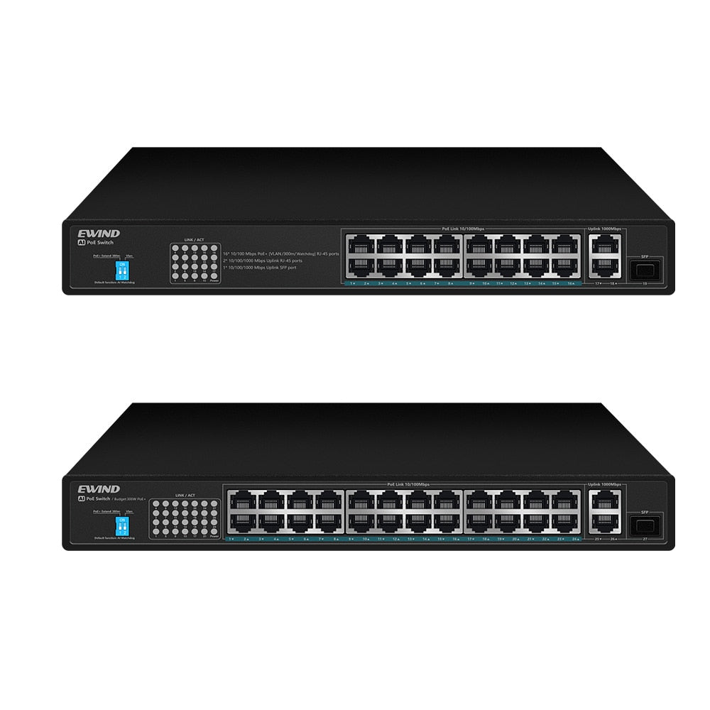 EWIND 16/24 Ports POE Switch 10/100/1000M