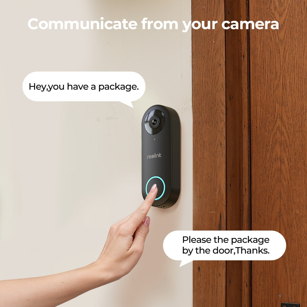 Reolink Video Doorbell Smart 2K+ Wired PoE